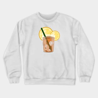 Lemonade. Round slices of lemon Crewneck Sweatshirt